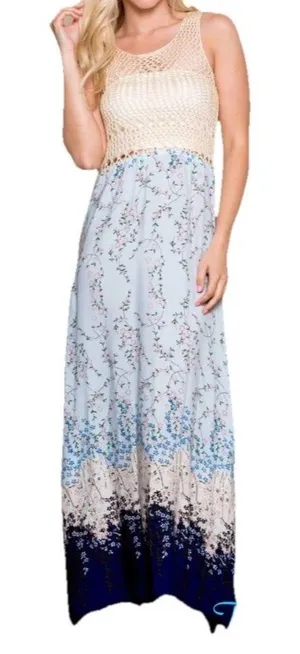 Beach Maxi NWT Casual Vacation Crochet Swim Cover Cruise NWT M thumbnail 1