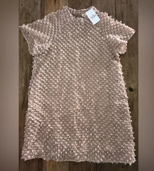 Listical Adeline clothing dress light pink super cute size M thumbnail 3