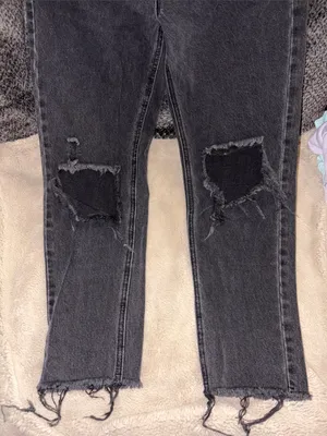 PacSun Women's Ultra High Rise Slim Distressed Jeans, Size 27 thumbnail 3