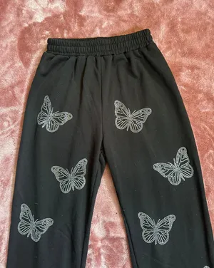 Cha Cha RHINESTONE BUTTERFLY SWEAT SET thumbnail 5