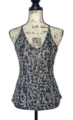 Silence + Noise Urban Outfitters Abstract Print Racerback Tank Top M Zip Back thumbnail 1