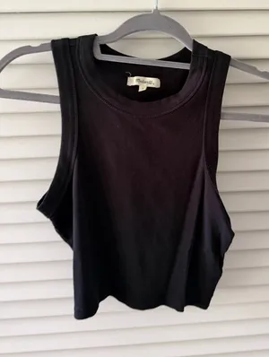 Madewell Tank Top Black Small thumbnail 1