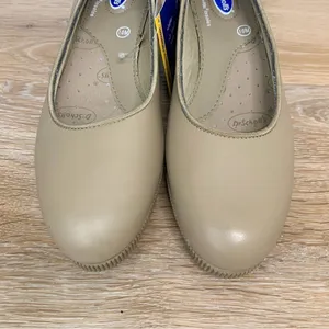 NWT Dr. Scholl’s Slip On Nude Comfort Leather Wedges, Size 10 thumbnail 5