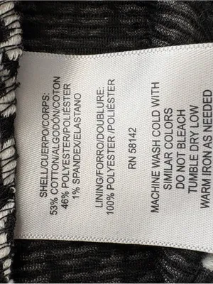 Maggy London Black and White Patterned Midi Dress thumbnail 7