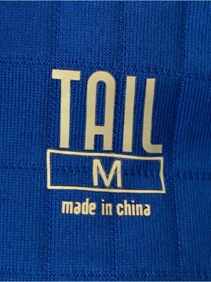 TAIL Royal Blue Quilted Full Zip Golf Tennis Vest Size Medium thumbnail 6