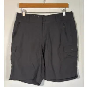 Columbia Women's Cargo Hiking Shorts Gray Size 8 Lightweight Outdoor Travel thumbnail 2