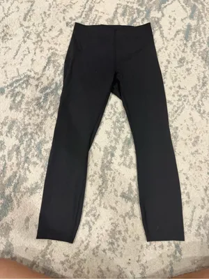 Lululemon InStill High-Rise Crop 23” Nulu Black Leggings Size 6 thumbnail 3