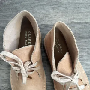 Clarks Tan Ankle Boots 7 Lace Up leather booties thumbnail 4