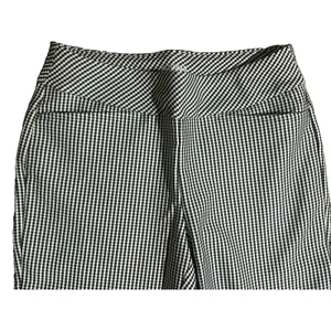 Acegolfs Eagle Performance Pull On Stretch Ankle Pant Black White Gingham Sz S thumbnail 7