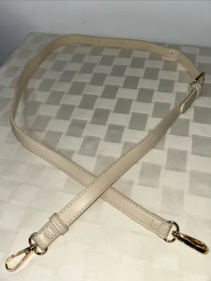 Source Unknown Faux Leather Bag Strap with Gold Hardware thumbnail 2
