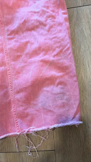 Gap Pink High-Rise Wide-Leg Jeans thumbnail 4