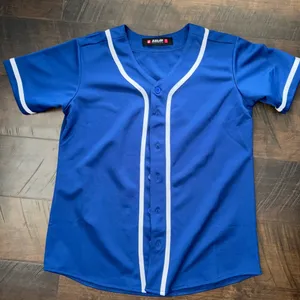 Champion Blue Baseball Jersey thumbnail 3
