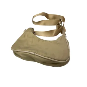 Peta & Jain Paloma Beige Cappuccino Nylon Crossbody Strap Hobo Bag Handbag OS thumbnail 2