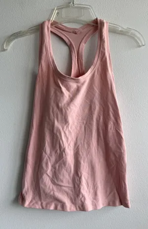Lululemon Pink Racerback Tank Top Scoop Neck Athletic Activewear 3864 thumbnail 1