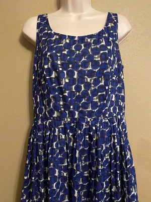 Boden FitnFlare Geo Print Cotton Dress thumbnail 2