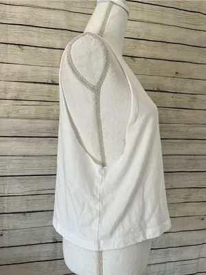 Forever 21 White “CAN & WILL” Graphic Muscle Tank thumbnail 5