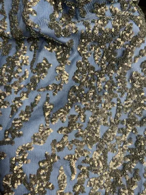 Aidan Mattox Size 10 Navy Blue Black Sequin Bodycon Cocktail Dress thumbnail 10