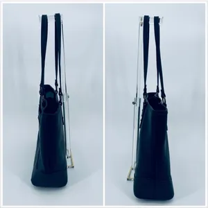 Frye and Co. Black Core Tote Bag Faux Leather thumbnail 9
