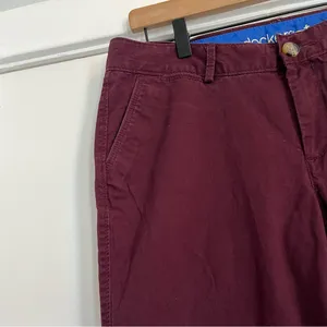 Dockers bootcut burgundy maroon dark red Y2K prep style khakis Women’s size 10 thumbnail 2