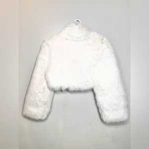 Alo Yoga Opulent Faux Fur Cropped Jacket Size Small Winter Coat LIMITED. thumbnail 5