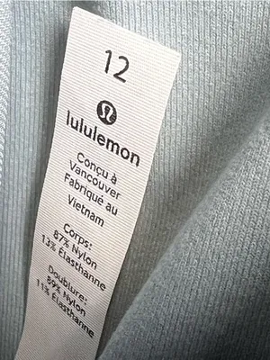 Lululemon Define Jacket in Hazy Jade Full Zip Size 12 Light Blue Green Active thumbnail 8