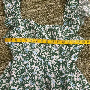 Tie back mini dress Green thumbnail 4