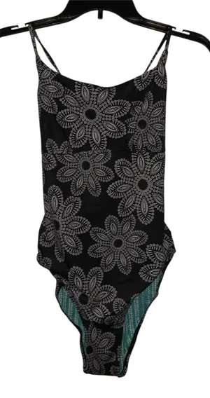 Vera Bradley Black and White One Piece Swimsuit Size 14 thumbnail 1