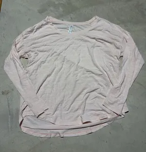 Athleta Light Pink Long-Sleeve Women's Top large thumbnail 1
