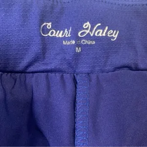 Court Haley Women's M Navy Blue Athletic Tiered Skort Tenniscore Golf Sporty thumbnail 5
