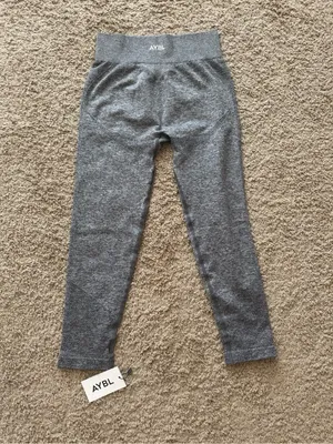 AYBL Gray Seamless High-Waist Leggings thumbnail 2