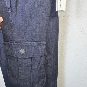 Calvin Klein Collared Denim Shirt jean Dress Sleeveless Y2K small retro 80's NWT thumbnail 7