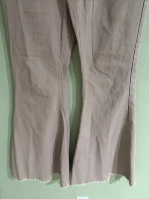 SheIn Pink Flared Jeans thumbnail 3