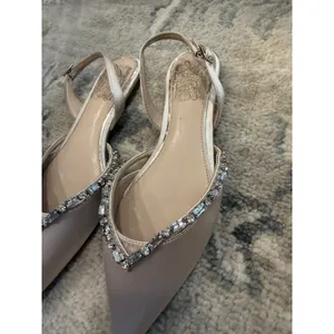 Jewel Badgley Mischka Champagne Camden Pointed Flat Dress Shoes Sz 6 NEW $99 thumbnail 5