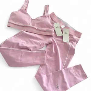 Alo Yoga Pink Matching Activewear‎ Set – Size XL (NWT) thumbnail 3