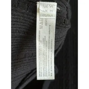 Intimately Free People 90s Babe Knit 2 Piece Set Medium Black Crop Top & Skirt‎ thumbnail 6