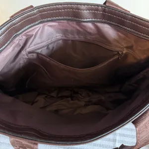 NEW Brown Briefcase Laptop File Style Bag #260247 thumbnail 4