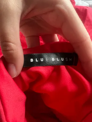 Blue Blush Red Dress thumbnail 2