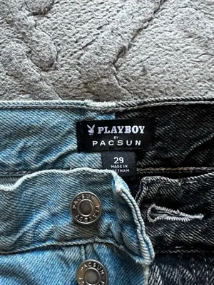 Playboy PacSun Two-Tone Jeans ultra high rise thumbnail 3