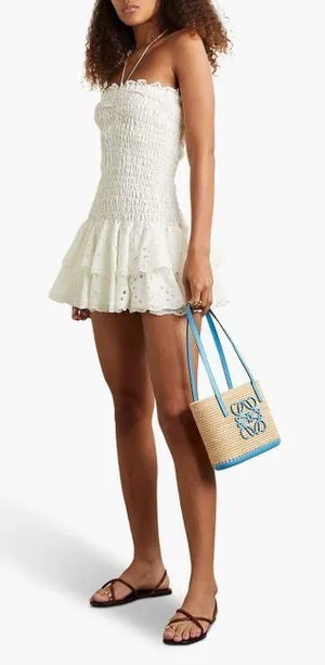 Charo Ruiz Ibiza Meagan mini dress white thumbnail 1