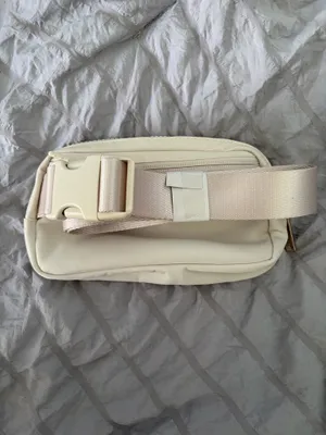 Lululemon Belt Bag - Cream with Gold emblems , Brand New. thumbnail 2