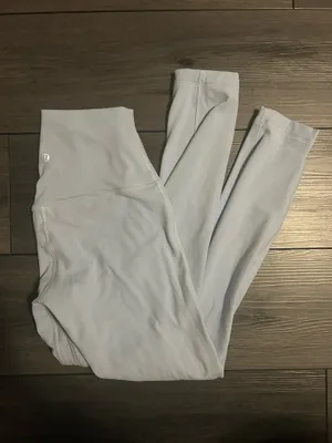 blue linen lululemon leggings thumbnail 3