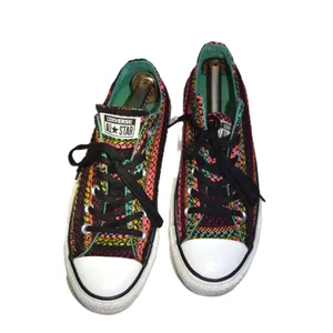 Converse Chuck Taylor All‎ Star Womens 7 Multi Color Woven Good Baja Low Top thumbnail 5