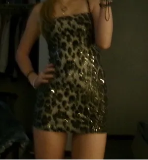 Leopard Dress Gold thumbnail 2