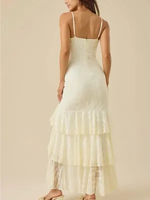 Altar'd State Altar’d State Adrianna Lace Maxi Dress thumbnail 4