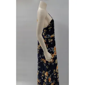 Lulus Elegant Admiration Maxi One Shoulder Dress XL Navy Floral Wedding Guest thumbnail 13