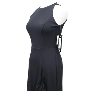 Betsy & Adam. Arielle Scuba‎ Crepe Ruffle Slit Gown. thumbnail 11