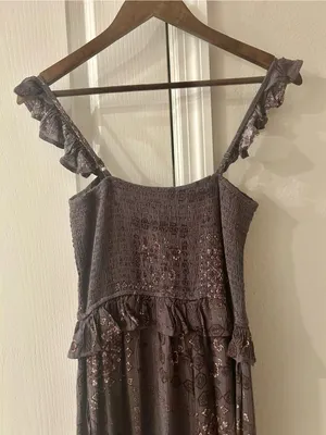 Blue B Collection Wide Leg Jumpsuit Brown thumbnail 6
