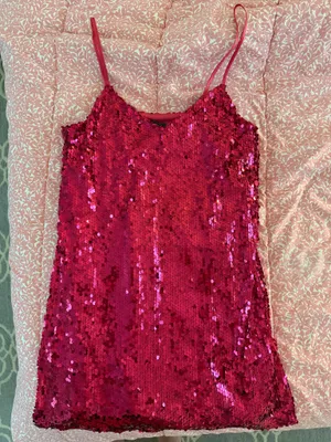 Primark Pink Sequin Dress thumbnail 1