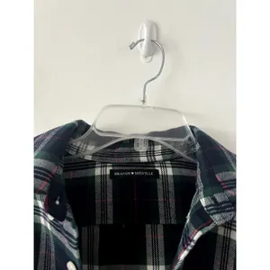 Brandy Melville Green Plaid Flannel Jacket thumbnail 2