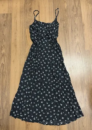 Brandy Melville Colleen Ditsy Blue Floral Midi Tank Dress 90s 2000s Soft Grunge thumbnail 1